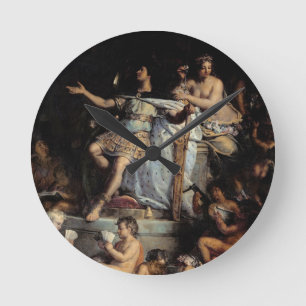 The King Governs, 1661 (olie op canvas) Ronde Klok