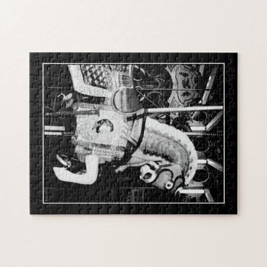 'The King Horse' puzzel Legpuzzel (Horizontaal)