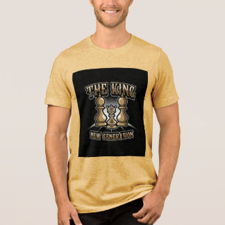 "The King: New Generation" op schaken geïnspireerd Tri-Blend Shirt