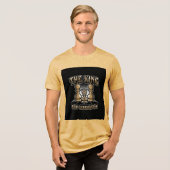 "The King: New Generation" op schaken geïnspireerd Tri-Blend Shirt (Voorkant volledig)