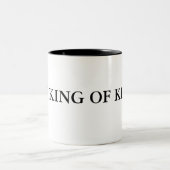 The King of kings Bold & Regal Ceramic Coffee mug Tweekleurige Koffiemok (Center)