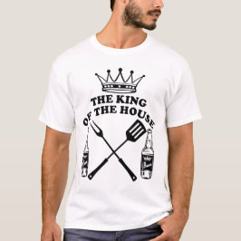 The King of the House Beer Black T-shirt