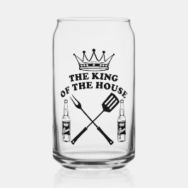 The King of the House Beer Blikvorm Glas