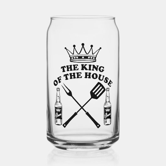 The King of the House Beer Blikvorm Glas (Voorkant)