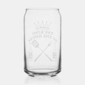 The King of the House Beer Blikvorm Glas (Achterkant)
