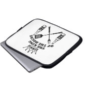 The King of the House Beer Laptop Sleeve (Voorkant onderkant)