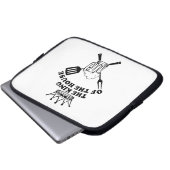 The King of the House Beer Laptop Sleeve (Voorkant onderkant)