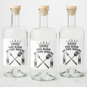 The King of the House Beer Likeurfles Etiket (Flessen)