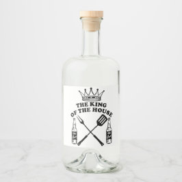 The King of the House Beer Likeurfles Etiket
