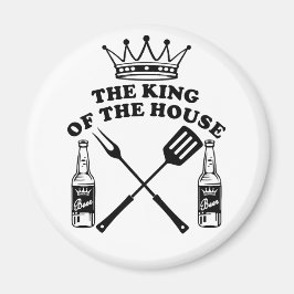 The King of the House Beer Magneet