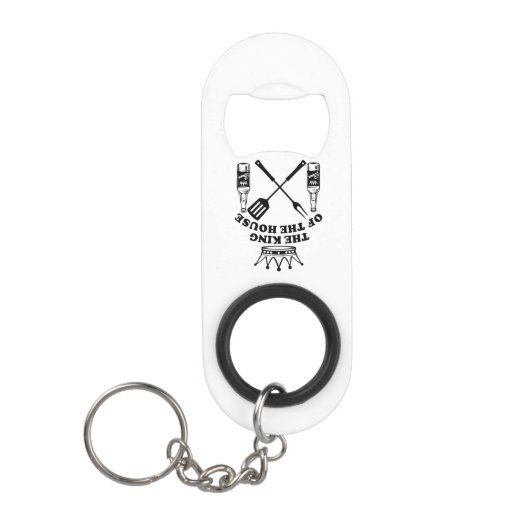 The King of the House Beer Mini Flessenopener (Voorkant)