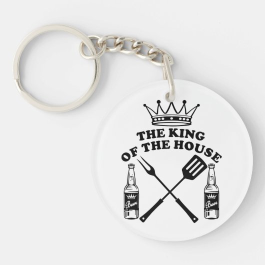 The King of the House Beer Sleutelhanger (Voorkant)