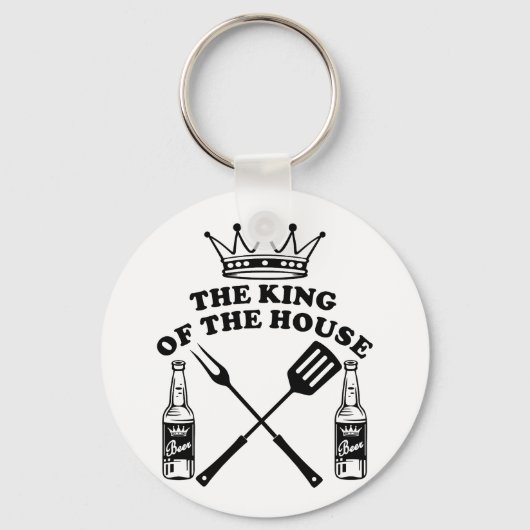 The King of the House Beer Sleutelhanger (Voorkant)