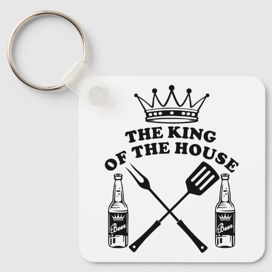 The King of the House Beer Sleutelhanger (Voorkant)