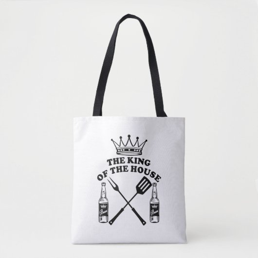 The King of the House Beer Tote Bag (Voorkant)