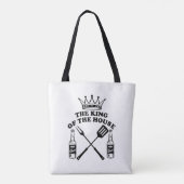 The King of the House Beer Tote Bag (Achterkant)