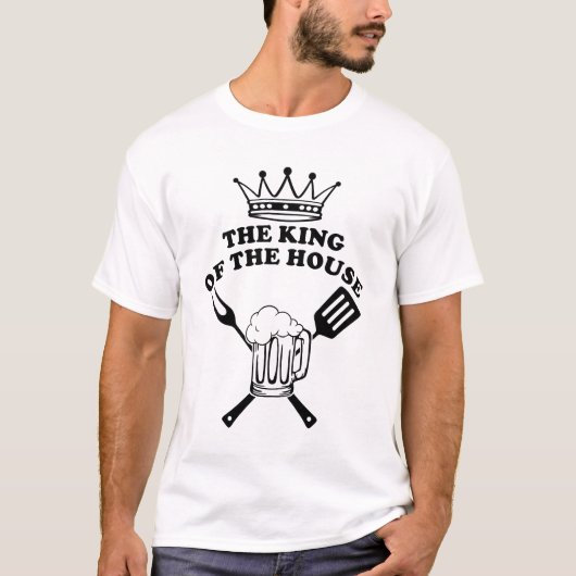The King of the House Black T-shirt (Voorkant)