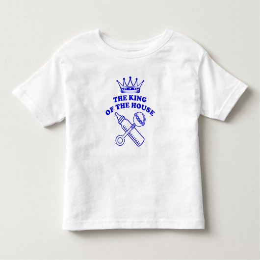 The King of the House Kinder Shirts (Voorkant)