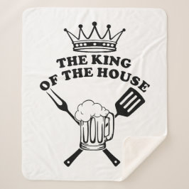 The King of the House Sherpa Deken