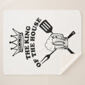 The King of the House Sherpa Deken (Voorkant (horizontaal))