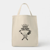 The King of the House Tote Bag (Achterkant)
