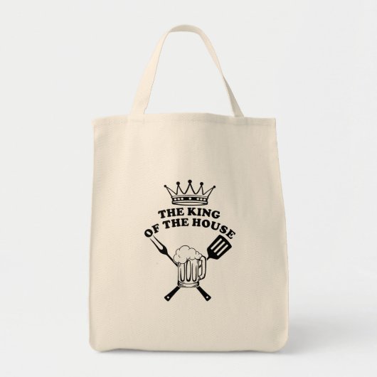 The King of the House Tote Bag (Voorkant)