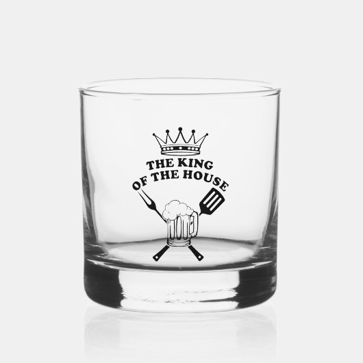 The King of the House Whisky Glas (Voorkant)