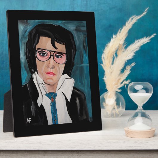 The King Painting by Alfred Fox Fotoplaat (Zijkant)