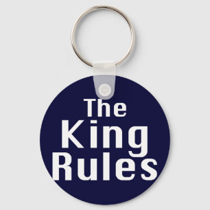 The King Rules Gifts Sleutelhanger