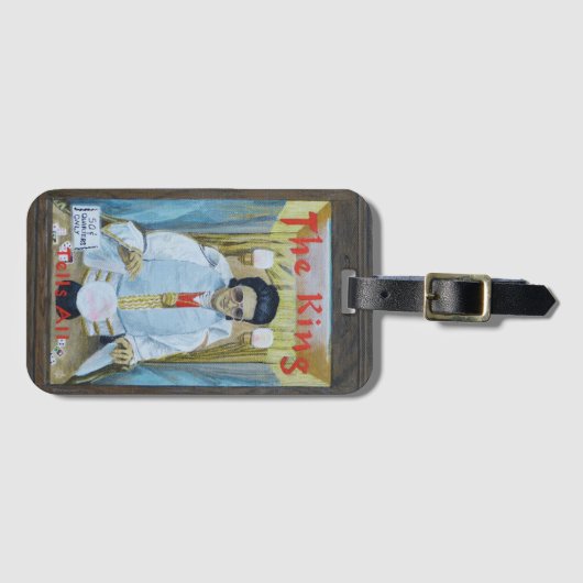 The King Tells All Bagagelabel (Voorkant (horizontaal))