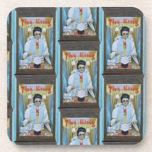 The King Tells All Bier Onderzetter (Voorkant)