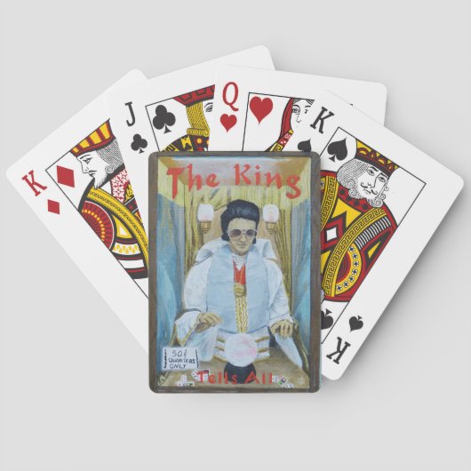 The King Tells All Pokerkaarten (Achterkant)