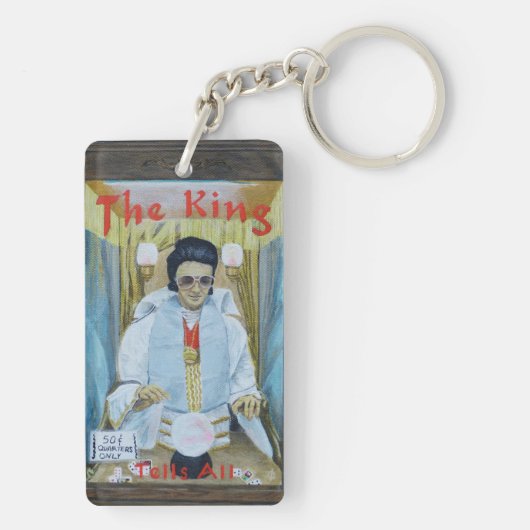 The King Tells All Sleutelhanger (achterkant)