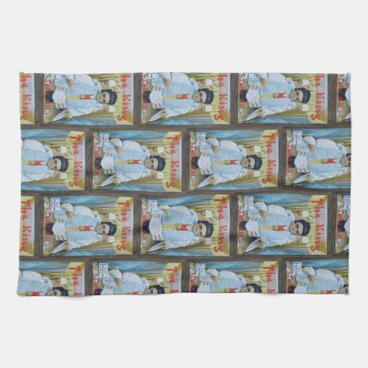 The King Tells All Theedoek (Horizontaal)