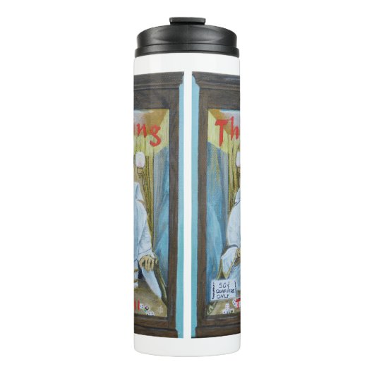 The King Tells All Thermosbeker (Voorkant)