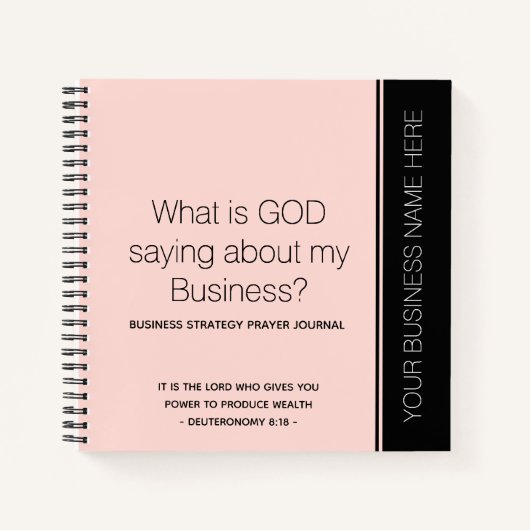 The Kingdom Entrepreneur Business Prayer Journal Notitieboek (Voorkant)