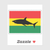 The Kingdom of Abemama flag (1889–1892), Kiribati Sticker (Vel)