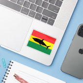 The Kingdom of Abemama flag (1889–1892), Kiribati Sticker (Laptop met iPhone)