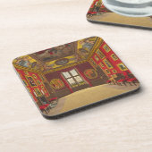 The King's Closet, Windsor Castle, uit 'Royal Res' Bier Onderzetter (Linkerzijde)