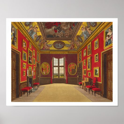 The King's Closet, Windsor Castle, uit 'Royal Res' Poster (Voorkant)