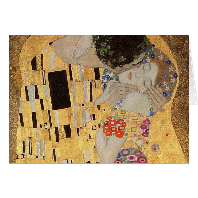 The Kiss, 1907-08 2 (Voorkant Horizontaal)
