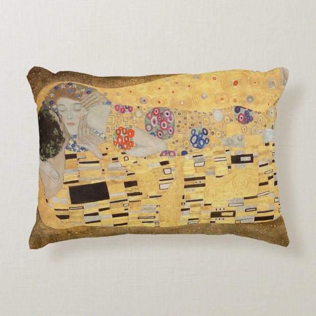 The Kiss, 1907-08 2 Accent Kussen (Voorkant)