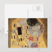 The Kiss, 1907-08 2 Briefkaart (Voorkant / Achterkant)