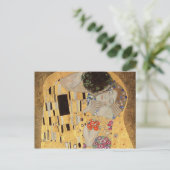 The Kiss, 1907-08 2 Briefkaart (Staand voorkant)