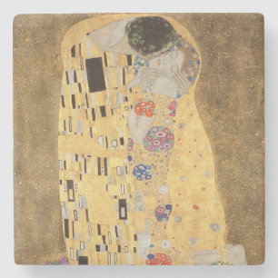 The Kiss, 1907-08 2 Stenen Onderzetter