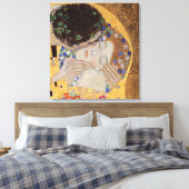 The Kiss, 1907-08 Canvas Afdruk (Insitu (Slaapkamer))