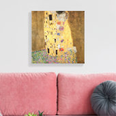 The Kiss, 1907-08 Canvas Afdruk (Insitu (Woonkamer))