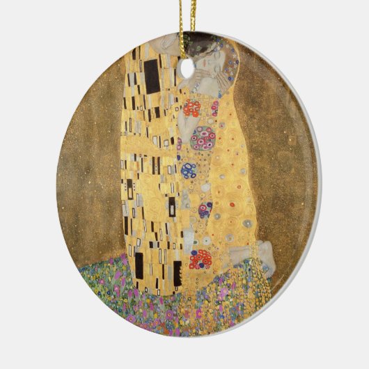 The Kiss, 1907-08 Keramisch Ornament (Links)