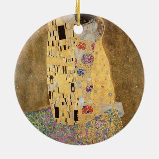 The Kiss, 1907-08 Keramisch Ornament (Achterkant)