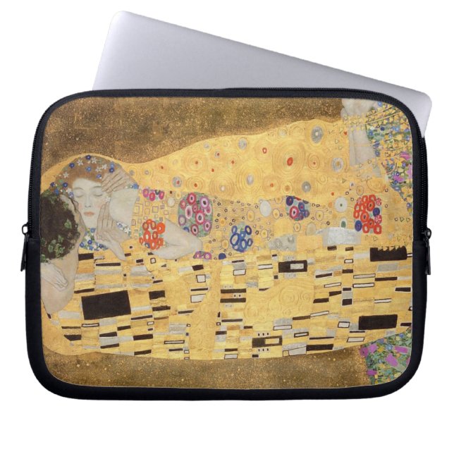 The Kiss, 1907-08 Laptop Sleeve (Voorkant)